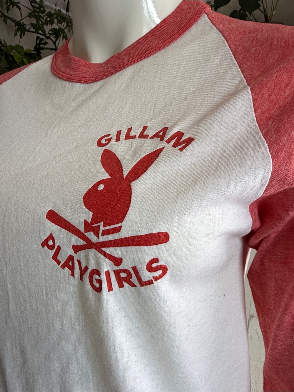 Vintage Playgirls 70s Penmans "Gillam" Baseball Tee | Canadian Single Stitch M - Picture 2 of 7